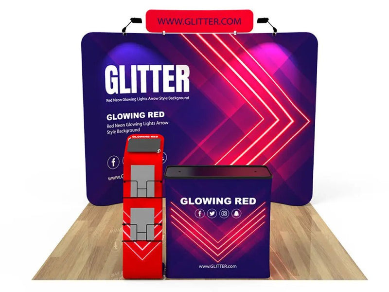 Portable Trade Show Display Conference Display Exhibit Booth Design 10 10X10 - North State Signs & Printing