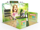 Portable Trade Show Display Conference Display Exhibit Booth Design 7 - Custom Booth O 10X10 - North State Signs & Printing