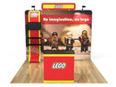Portable Trade Show Display Conference Display Exhibit Booth Design 9 - Booth 17 10X10 - North State Signs & Printing