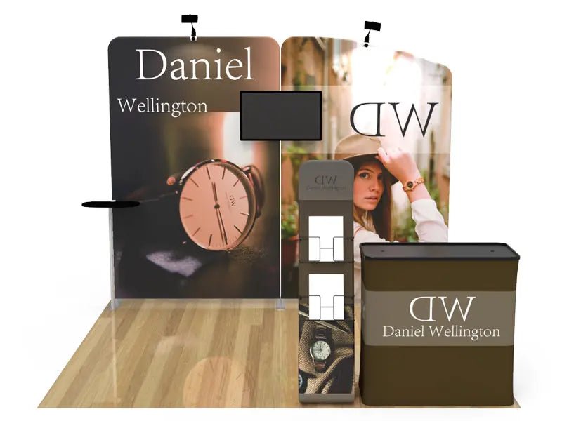 Portable Trade Show Displays Exhibit Booth Conference Design 1 - A1 10X10 - North State Signs & Printing