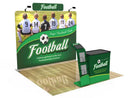 Portable Trade Show Displays Exhibit Booth Conference Design 11 - Booth 19 10x10ft - North State Signs & Printing