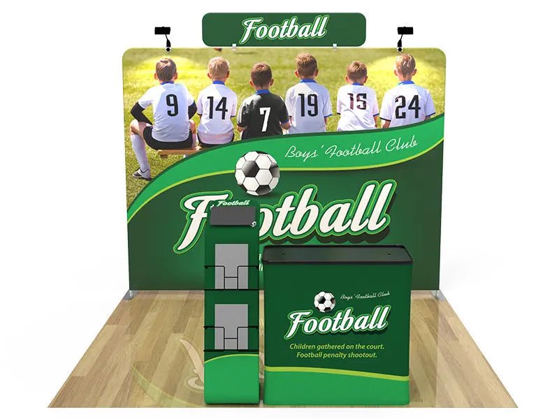 Portable Trade Show Displays Exhibit Booth Conference Design 11 - Booth 19 10x10ft - North State Signs & Printing
