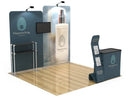 Portable Trade Show Displays Exhibit Booth Conference Design 2 - B1 10X10 - North State Signs & Printing