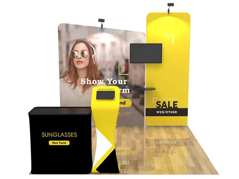 Portable Trade Show Displays Exhibit Booth Conference Design 3 - Booth 03 10X10 - North State Signs & Printing