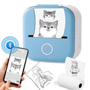 Print Pods Mini Printer, 2024 New Portable Mini Thermal Pocket Printer with Rolls Paper, Bluetooth Printer Pods Mini Printer Sticky Note Maker for Pictures Photos DIY Scrapbook (Blue) - North State Signs & Printing
