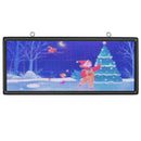 P6 Programmable LED Sign 40’’ x 18’’ for Outdoor WiFi + USB LED Scrolling Message Board with High Resolution