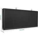 P6 Programmable LED Sign 40’’ x 18’’ for Outdoor WiFi + USB LED Scrolling Message Board with High Resolution