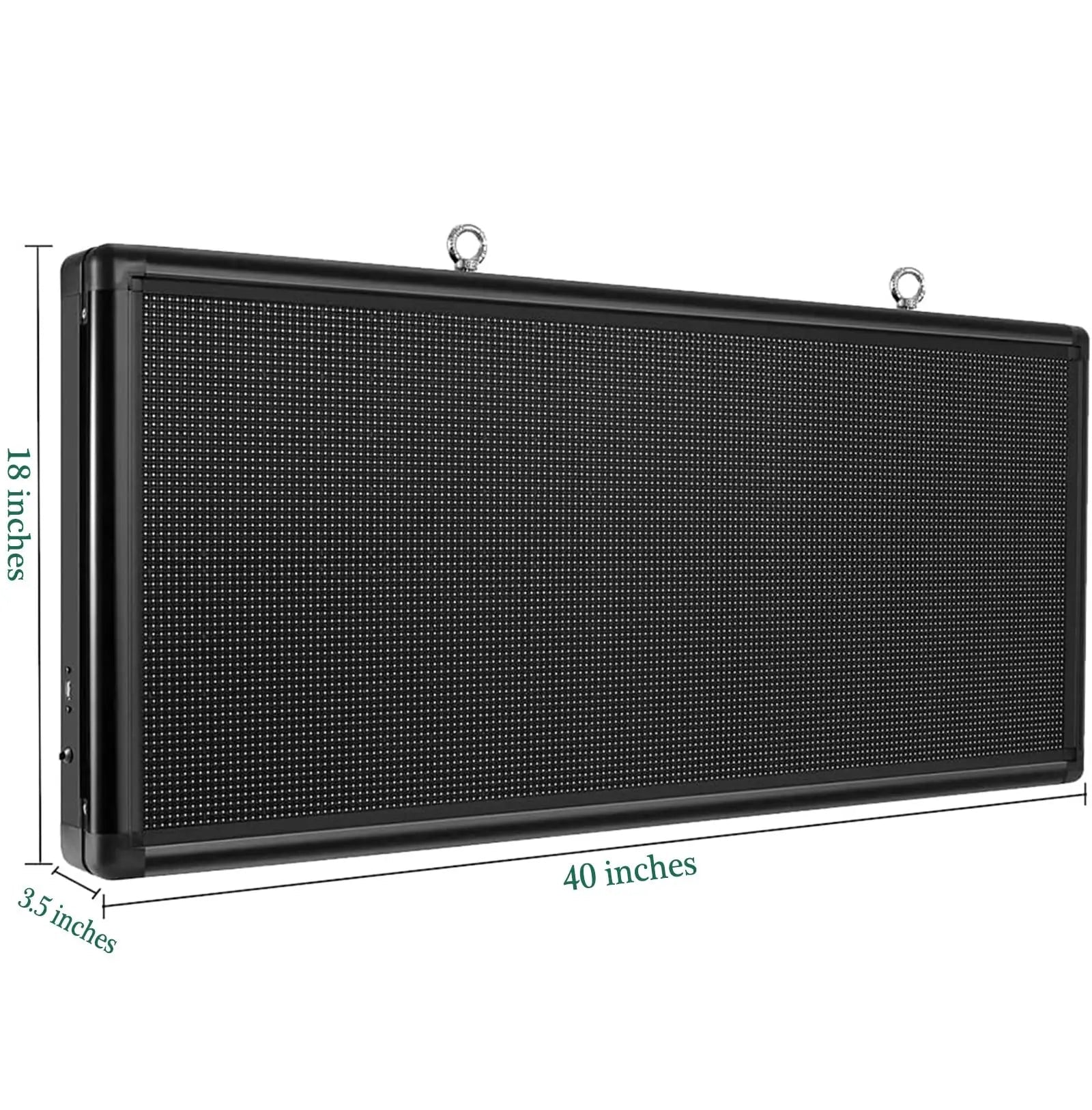 Programmable LED Sign 40" x 18" for Outdoor WiFi+USB LED Scrolling Message Board with High Resolution Support Texts, Images& Video with Waterproof IP45 - North State Signs & Printing