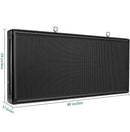 Programmable LED Sign 40" x 18" for Outdoor WiFi+USB LED Scrolling Message Board with High Resolution Support Texts, Images& Video with Waterproof IP45 - North State Signs & Printing
