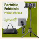 Projector Stand Laptop Tripod Stand, Portable Stand Adjustable Height 20 to 60 Inch, Projector Stand with Gooseneck Phone Holder ＆ Mouse Tray, Laptop Floor Stand for Podium, Home, Studio, DJ Racks - North State Signs & Printing