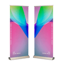 Retractable Banners - Popup Banners - Brandstands - Approx. 81’’H x 33’’W / 13 oz. Matte Premium Vinyl Banner