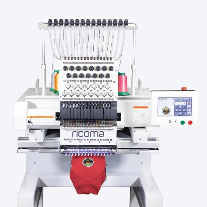 Ricoma MT - 1501 Multi Needle Commercial Embroidery Machine, 15 Needles, Single Head, For Caps, Bags, Apparel, and more! - North State Signs & Printing
