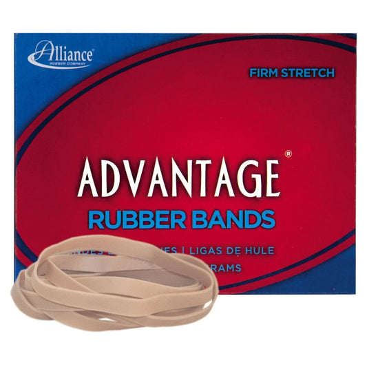 Rubber Bands Alliance Rubber 26649 Advantage Size 64, 1/4 lb Box Contains Approx. 80 Bands (3 1/2" x 1/4", Natural Crepe) Beige - North State Signs & Printing