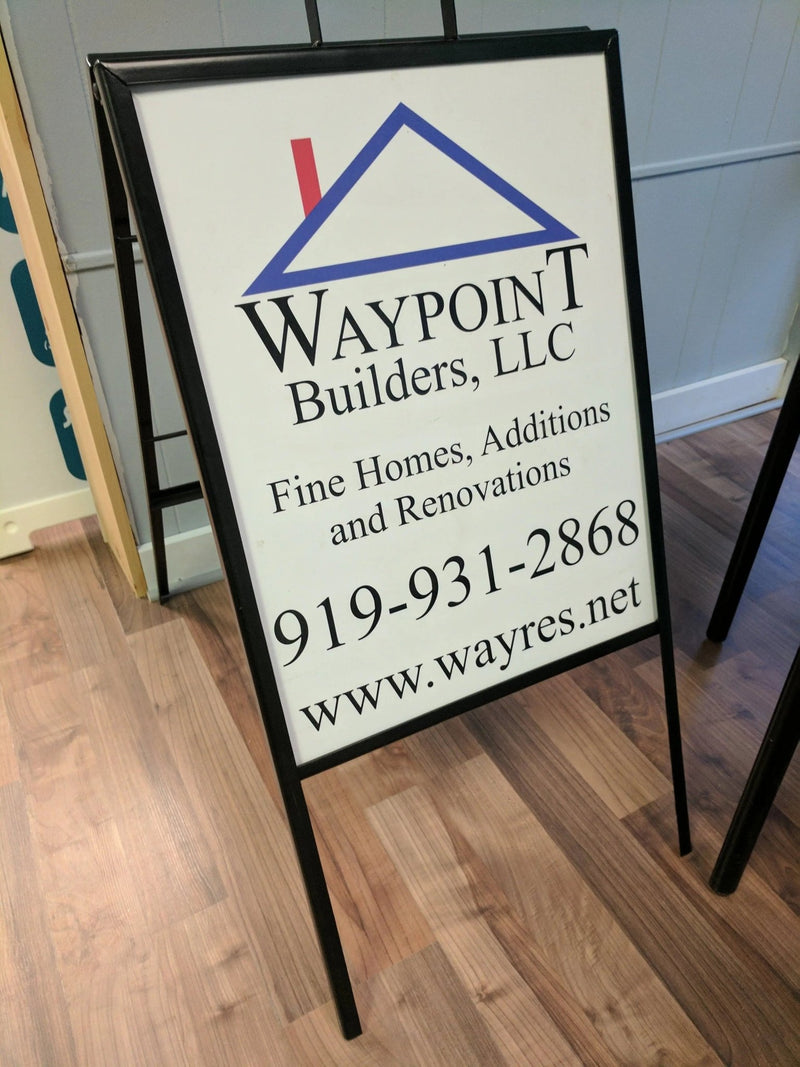 Sandwich Boards, Metal A-Frames, and Sidewalk Sandwich Boards - North State Signs & Printing