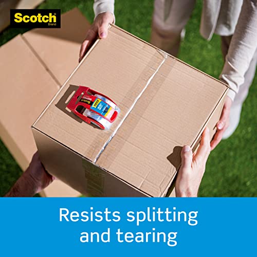 Scotch Heavy Duty Packaging Tape 1.88’’ x 22.2 yd Designed for Packing Shipping and Mailing Strong Seal on All Box