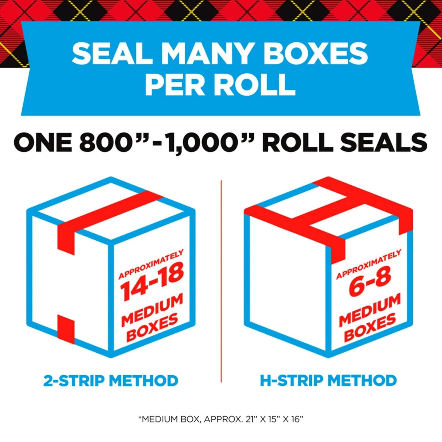Scotch Heavy Duty Shipping Tape and Moving Packing Tape, Clear, Packing and Moving Supplies, 1.88 in. x 27.7 yd., 1 Tape Roll with Dispenser - North State Signs & Printing