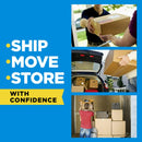 Scotch Heavy Duty Shipping Tape and Moving Packing Tape, Clear, Packing and Moving Supplies, 1.88 in. x 27.7 yd., 1 Tape Roll with Dispenser - North State Signs & Printing