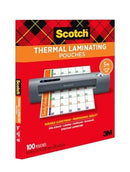 Scotch Thermal Laminating Pouches, For Use With Thermal Laminators, 8.9 x 11.4 Inches, Letter Size Sheets, 100 Count (Pack of 1) - North State Signs & Printing