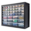 Screw Organizer, Hardware Storage Organizer, IRIS USA, 44 Drawer Parts Cabinet, Plastic Drawer Storage for Hardware Crafts, Small Parts, Nuts and Bolts, Tool Storage, Scrapbook Art Hobby - Black - North State Signs & Printing
