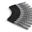 Sharpie Permanent Markers Bulk Set, Fine Tip Markers Set, Markers For Plastic, Metal, Wood, And More, Black, 36 Count - North State Signs & Printing