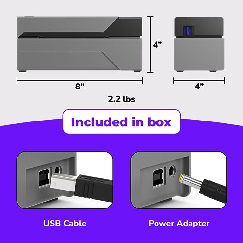 Rollo USB Shipping Label Printer - Commercial Grade Thermal Label Printer for Shipping Packages - High Speed Direct