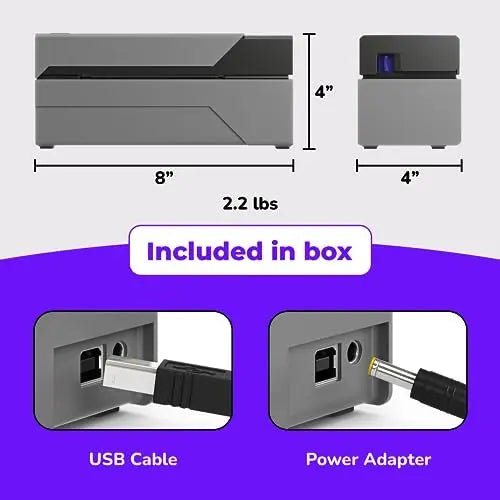 Shipping Label Printer - Rollo USB Commercial Grade Thermal Label Printer for Shipping Packages - High Speed Direct Thermal 4x6 Label Printer - North State Signs & Printing