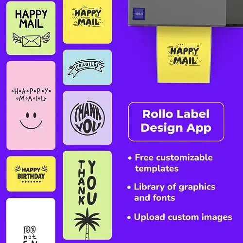 Shipping Label Printer - Rollo USB Commercial Grade Thermal Label Printer for Shipping Packages - High Speed Direct Thermal 4x6 Label Printer - North State Signs & Printing