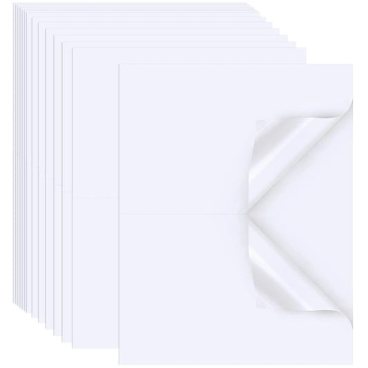 Shipping Labels, Joyberg, 8.5"x11" Shipping Label Paper, 2 Per Page Printable Sticker Paper, Shipping Label Printer Paper, Label Paper for Laser/Inkjet Printers - North State Signs & Printing