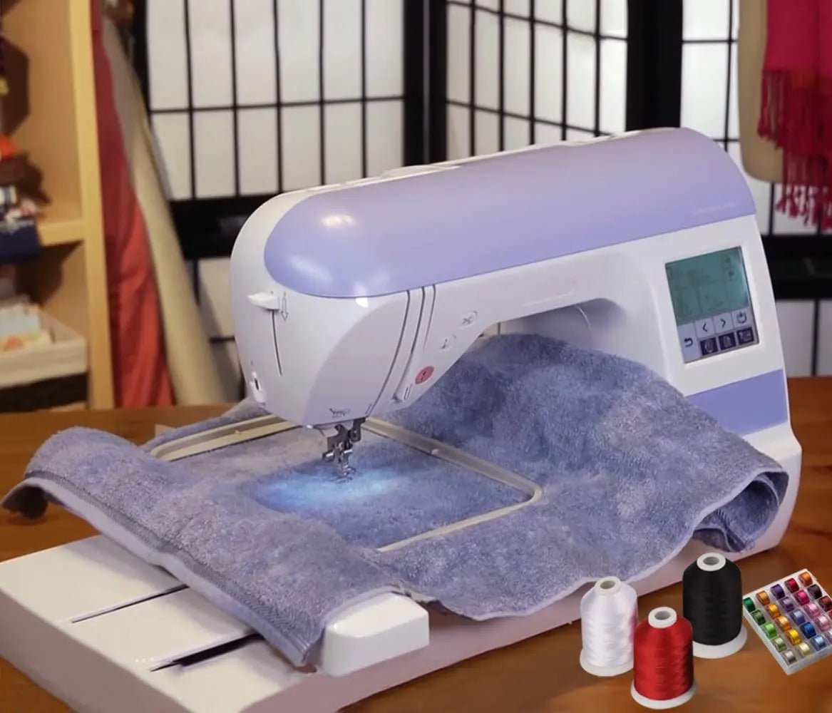 Simthread 63 Brother Colors Polyester Embroidery Machine Thread Kit 40 Weight for Brother Babylock Janome Singer Pfaff Husqvarna Bernina Embroidery and Sewing Machines 550Y - North State Signs & Printing