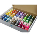 Simthread 63 Brother Colors Polyester Embroidery Machine Thread Kit 40 Weight for Brother Babylock Janome Singer Pfaff Husqvarna Bernina Embroidery and Sewing Machines 550Y - North State Signs & Printing