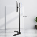 Single Monitor Mount, Extra Long Monitor Stand, 47 inch Pole Black Stand, Monitor Desk Mount, Single Desk Mount Stand, Computer Screen Mount, VESA Computer Desk Mount, Single Monitor Arm Stand - North State Signs & Printing
