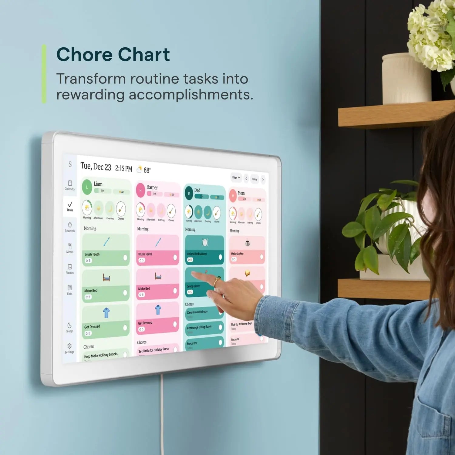 Skylight Calendar Max: 27 - Inch Smart Digital Calendar & Chore Chart - North State Signs & Printing