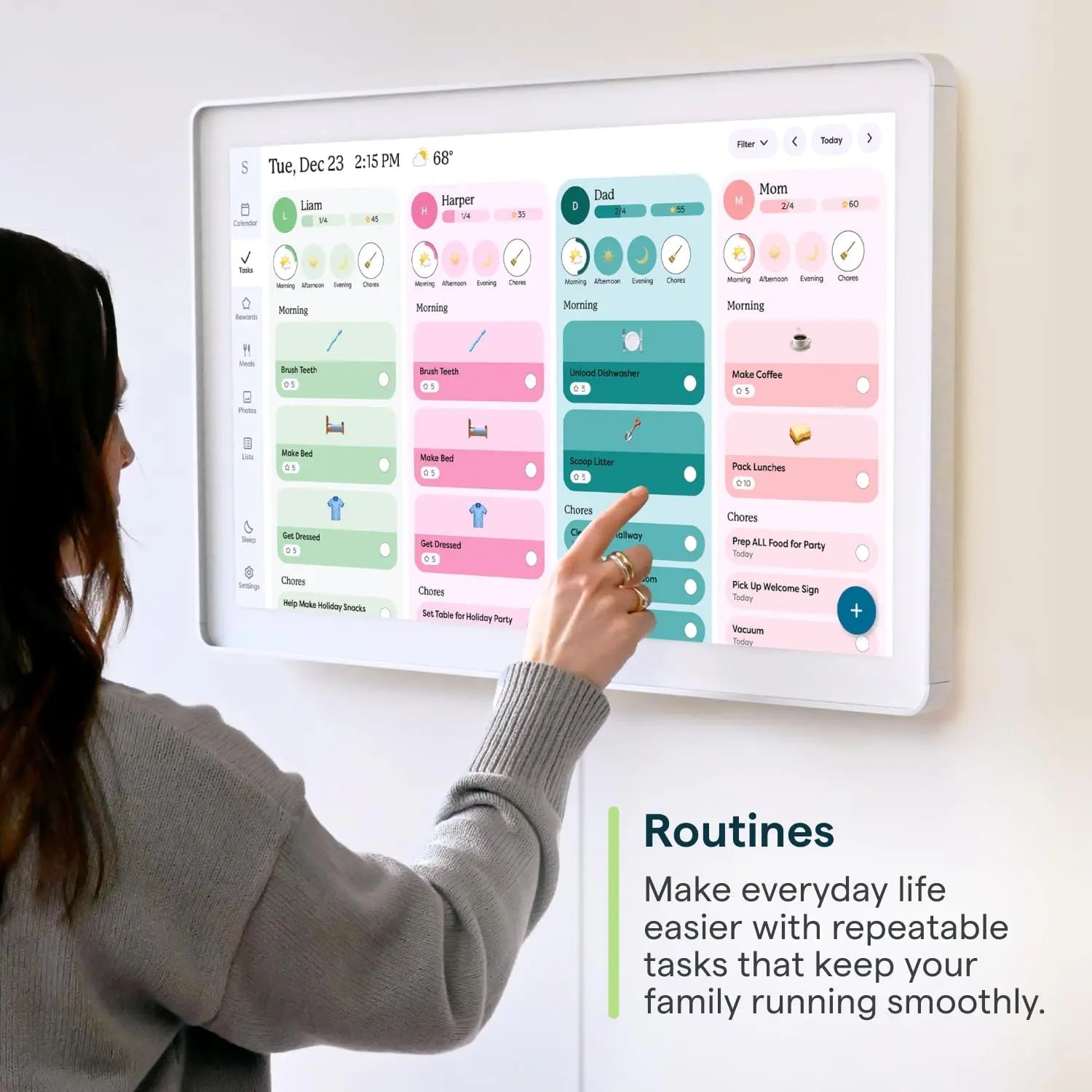 Skylight Calendar Max: 27 - Inch Smart Digital Calendar & Chore Chart - North State Signs & Printing