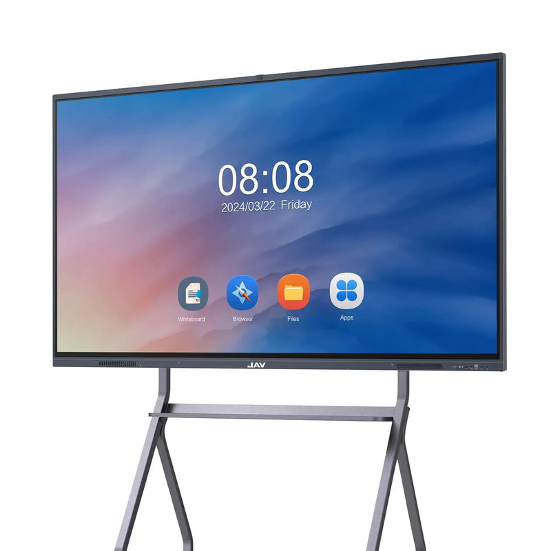 Smart Board 98" Interactive Whiteboard 4K Touchscreen JAV , Digital Presentation Electronic Smart Whiteboard Built - in Camera for Classroom Home Office Studio (Wall Mount Included) - North State Signs & Printing