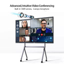 Smart Board 98" Interactive Whiteboard 4K Touchscreen JAV , Digital Presentation Electronic Smart Whiteboard Built - in Camera for Classroom Home Office Studio (Wall Mount Included) - North State Signs & Printing