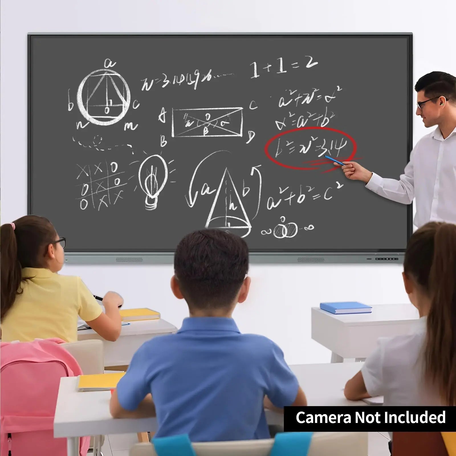 Smart Board Interactive Whiteboard, 55 - Inch, 4K Touch Screen Smart Whiteboard for Classroom Office Home Designer Studio Shiarffe SKI55 (Board and Wall Mount Only) - North State Signs & Printing