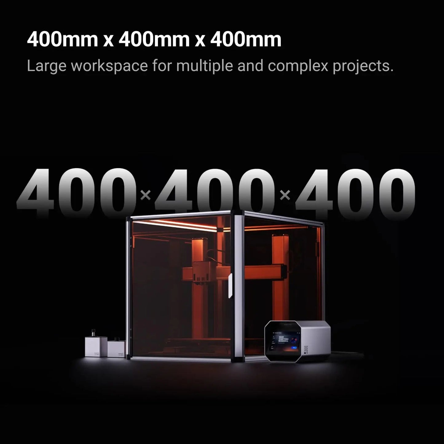 Snapmaker Artisan Premium 3 in 1 3D Printer with 40W Laser Engraver&200W CNC Carving,3D Printer Dual Extrusion Large Printing Size 15.75"x15.75"x15.75" with 7"Touchscreen,Industrial - Grade Linear Rails - North State Signs & Printing