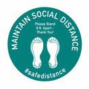 Social Distancing and Safe Distancing Decals | North State Signs & Printing - North State Signs & Printing