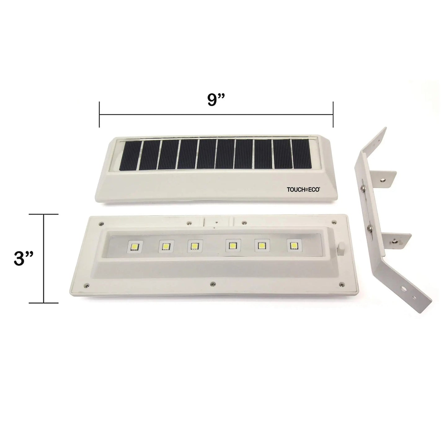 Solar LED Post Light For Real Estate Signs, Touch Of ECO LITEAGENT PRO, Business, Yard Sign Lighting - Includes Adjustable Sign Mounting Bracket - North State Signs & Printing