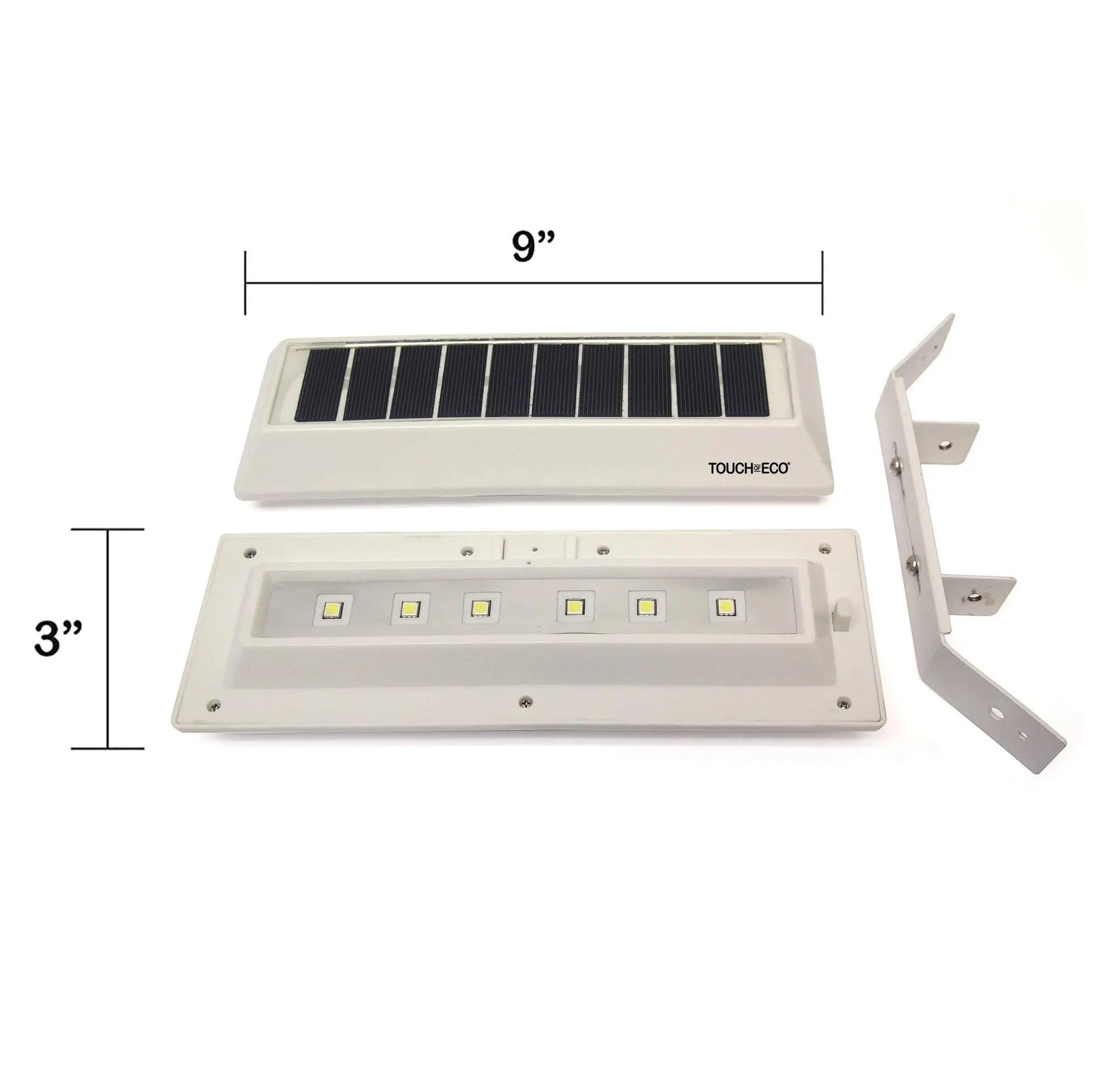 Solar LED Post Light For Real Estate Signs, Touch Of ECO LITEAGENT PRO, Business, Yard Sign Lighting - Includes Adjustable Sign Mounting Bracket - North State Signs & Printing