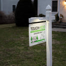 Solar LED Post Light For Real Estate Signs, Touch Of ECO LITEAGENT PRO, Business, Yard Sign Lighting - Includes Adjustable Sign Mounting Bracket - North State Signs & Printing