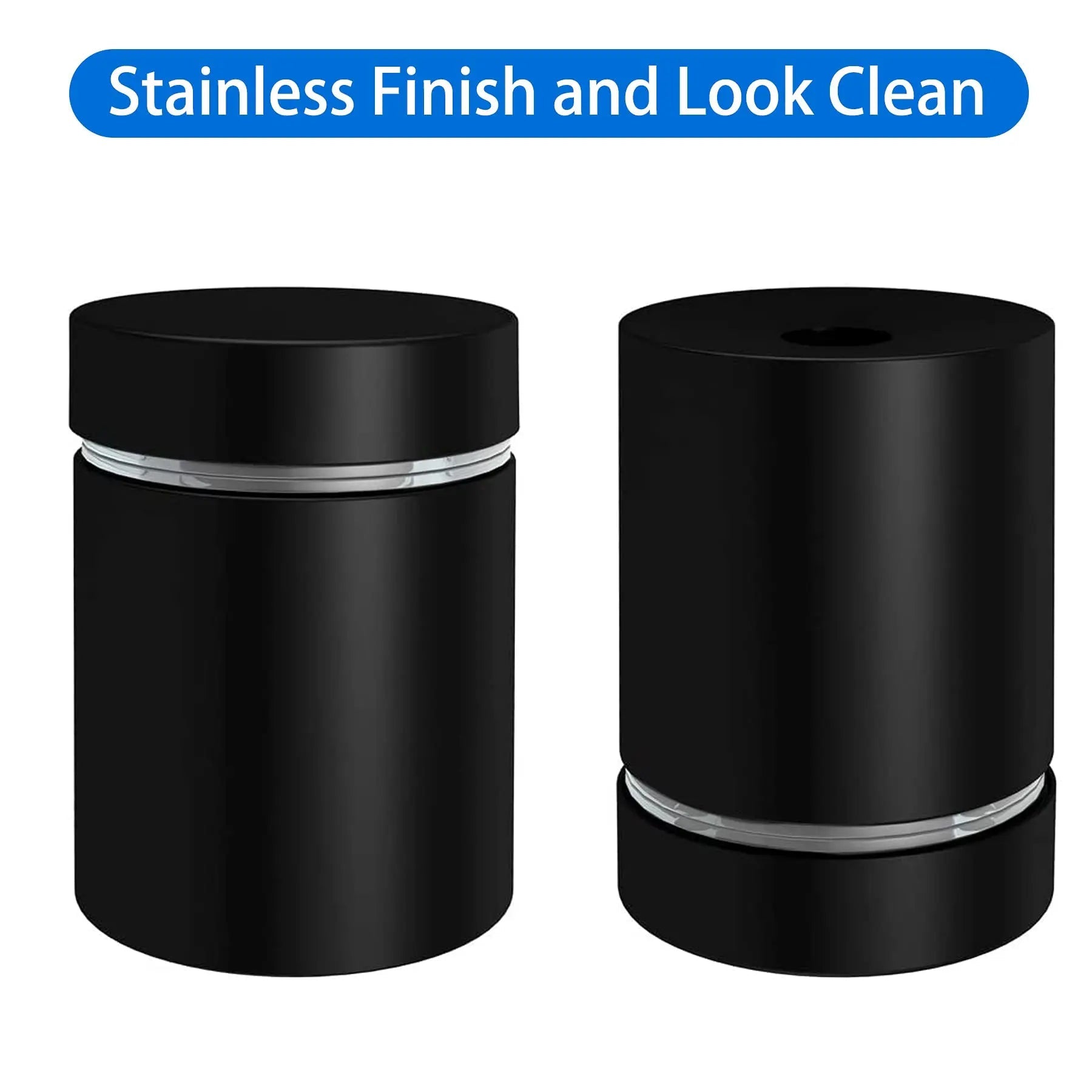 Standoffs 8 Pack Standoff Screws 3/4 x 1 Inch Black Sign Standoffs Stainless Steel Stand Off Wall Mounts for Hanging Acrylic Picture Frame, Advertising Screws Kit - North State Signs & Printing