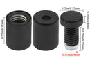Standoffs Stainless Steel Standoff Screws, Wall Sign Standoff Mounting Hardware Advertising Luomorgo 12 Pcs 1/2" x 0.78" Glass Standoff Nail for Hanging Acrylic Picture Frame, Black - North State Signs & Printing