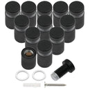 Standoffs Stainless Steel Standoff Screws, Wall Sign Standoff Mounting Hardware Advertising Luomorgo 12 Pcs 1/2" x 0.78" Glass Standoff Nail for Hanging Acrylic Picture Frame, Black - North State Signs & Printing