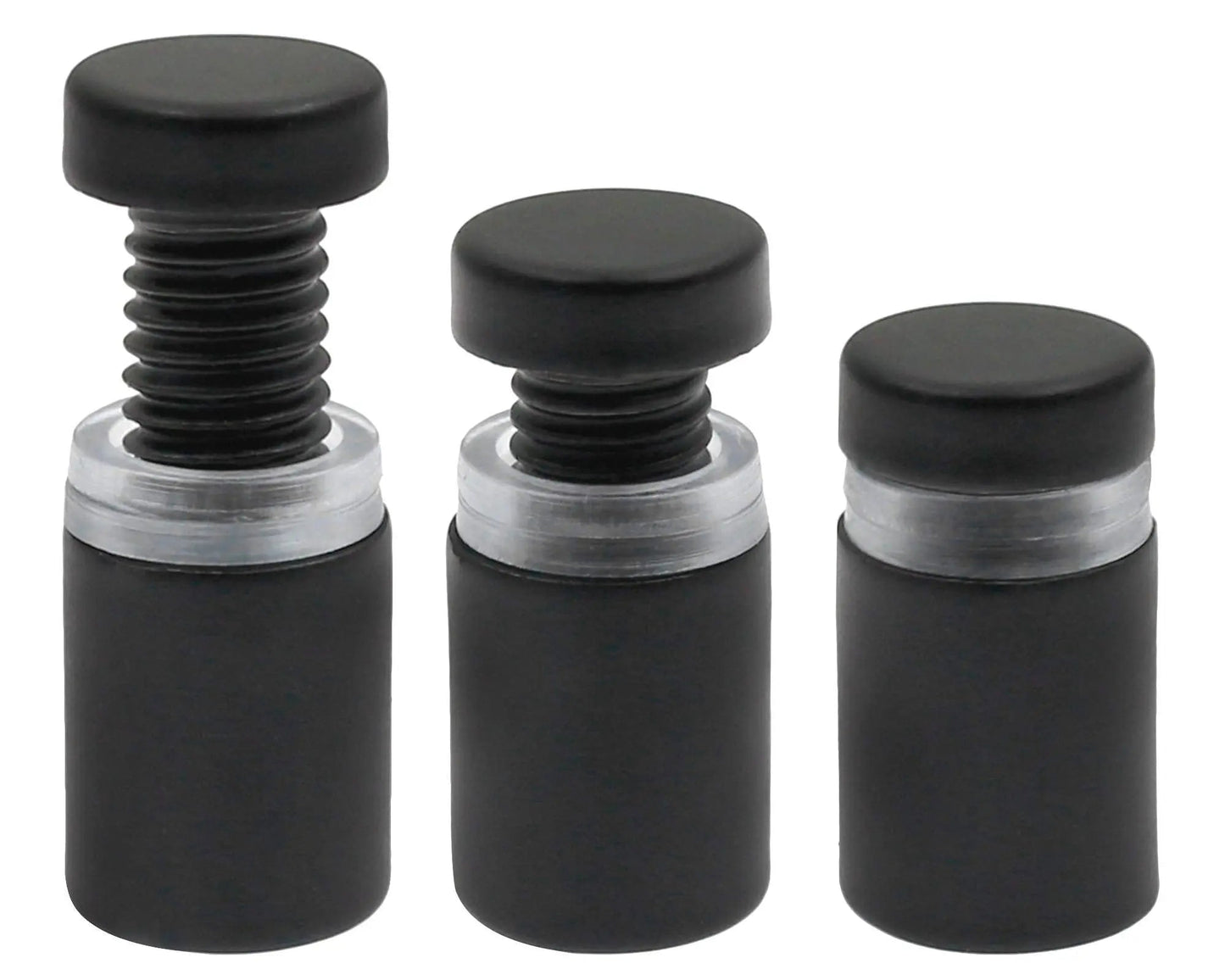 Standoffs Stainless Steel Standoff Screws, Wall Sign Standoff Mounting Hardware Advertising Luomorgo 12 Pcs 1/2" x 0.78" Glass Standoff Nail for Hanging Acrylic Picture Frame, Black - North State Signs & Printing