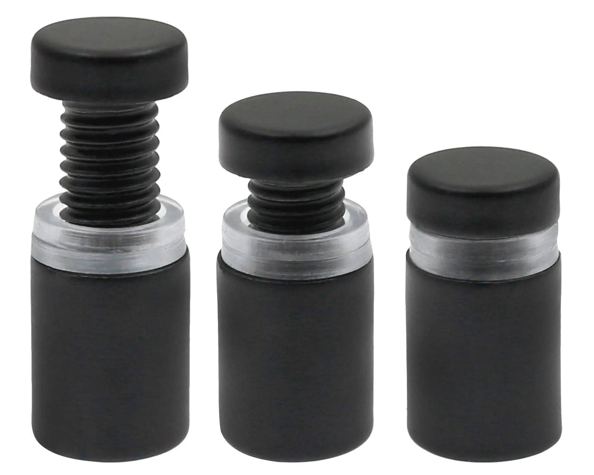 Standoffs Stainless Steel Standoff Screws, Wall Sign Standoff Mounting Hardware Advertising Luomorgo 12 Pcs 1/2" x 0.78" Glass Standoff Nail for Hanging Acrylic Picture Frame, Black - North State Signs & Printing