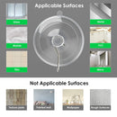 Suction Cup Hooks,HangerSpace Clear PVC Suction Cups with Metal Hooks Removable Small Suction Cups for Kitchen Bathroom Shower Wall Window Glass Door - 12 Pack - North State Signs & Printing