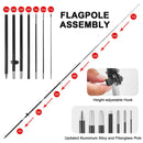 Tamales Advertising Swooper Flag Banner, Tamales Feather Flag with Flag Pole and Ground Stake, Advertising Feather Banner Sign for Tamales Business 8Ft - North State Signs & Printing
