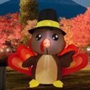 Thanksgiving Inflatables Turkey Baby in Hat with Built - in LEDs - North State Signs & Printing