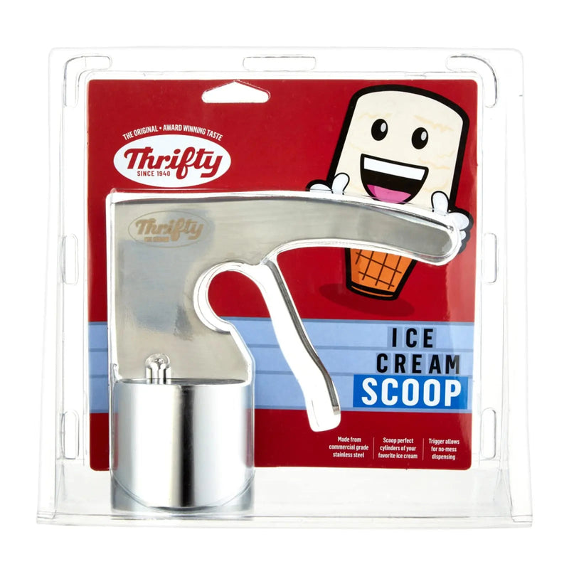 Thrifty Old Time Ice Cream Scooper, Rite Aid, Original Stainless Steel Scoop, Cylinder Ice Cream Scoop with Trigger, Commercial Grade Stainless Steel Ice Cream Scoop - North State Signs & Printing